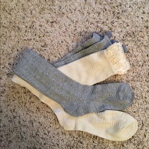 Brand new boot socks with lace detail